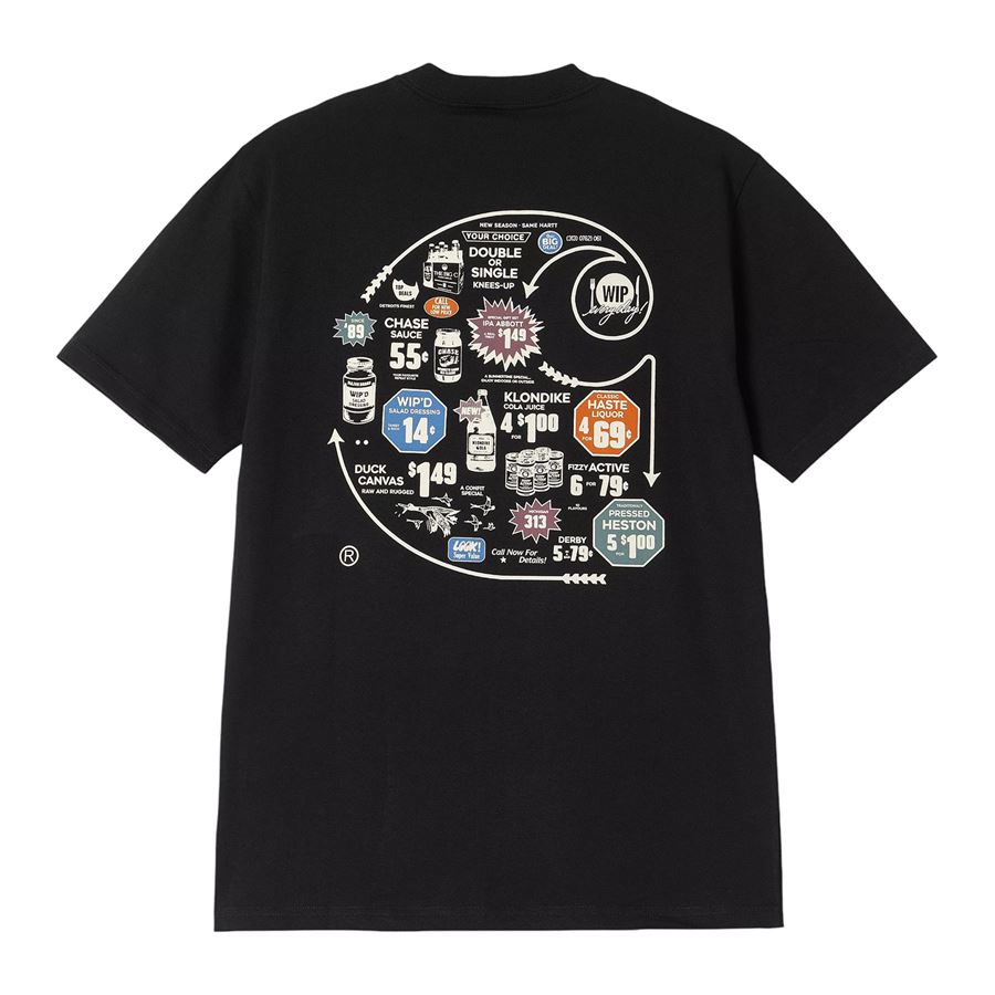 S/S Catalogue C Logo T-Shirt manica corta da uomo Carhartt WIP | I03476189XX
